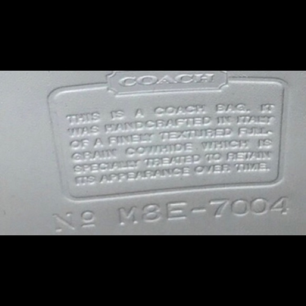 Authentic Coach bag - Picture 7 of 7